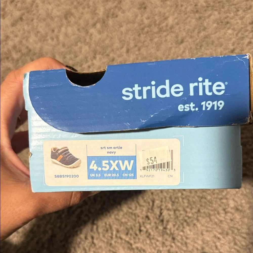 Stride Rite New Navy Toddler Shoes - Picture 7 of 7